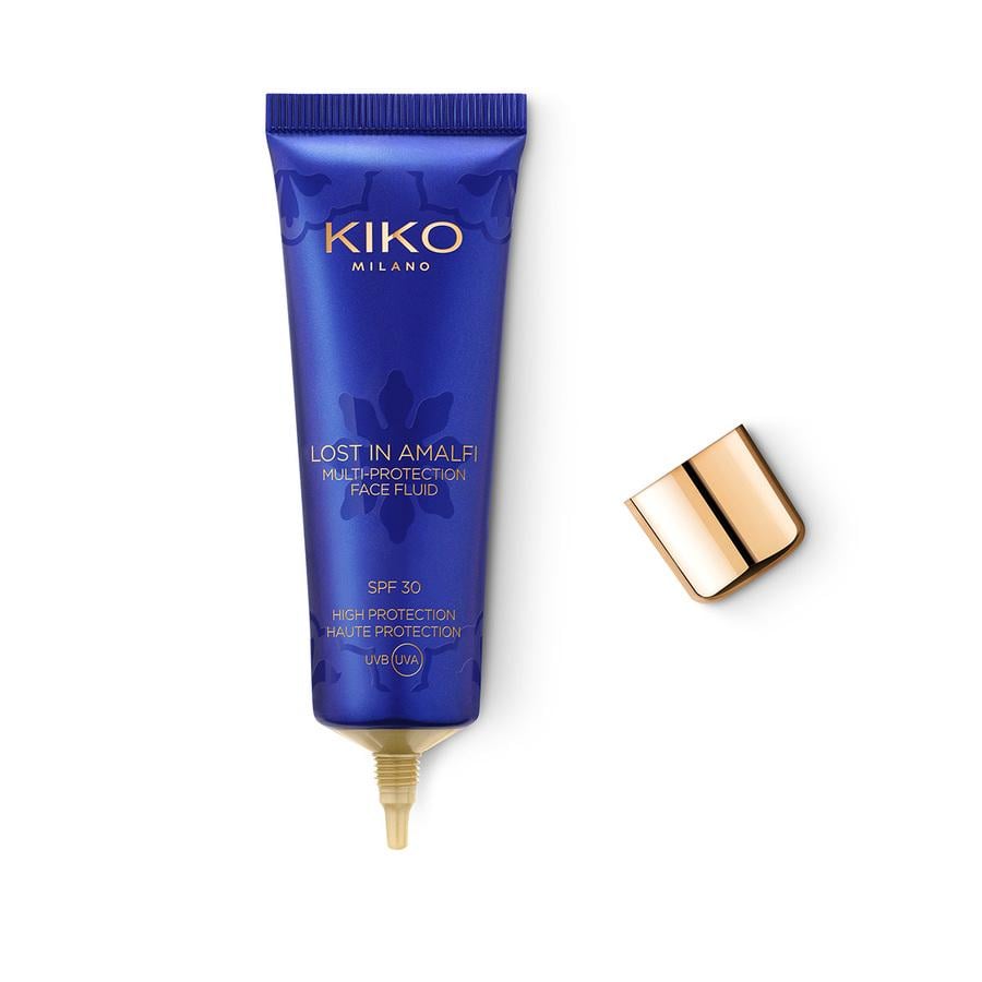 Увлажняющий солнцезащитный флюид Lost In Amalfi Multi Protector Face Fluid Spf 30 Kiko Milano 30 мл Увлажняющий солнцезащитный флюид Lost In Amalfi Multi Protector Face Fluid Spf 30 Kiko Milano 30 мл