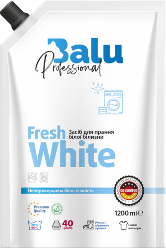 Гель для стирки Balu Fresh White для белья белого цвета 1,2 л (00000013434)