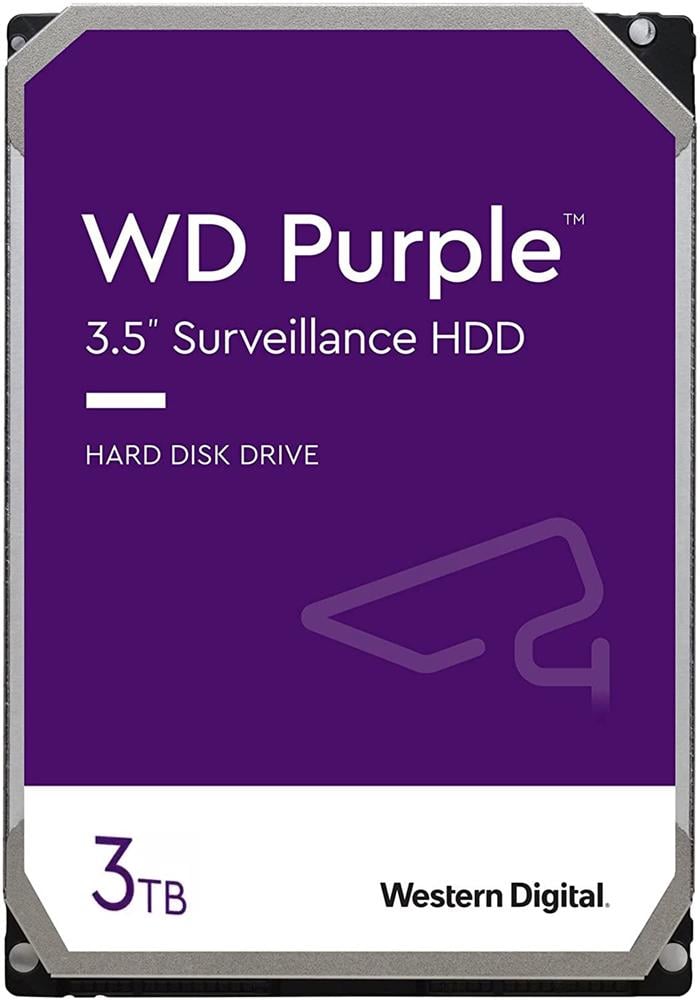 Жорсткий диск WD Purple HDD 3,5" SATA 3TB 5400rpm/256MB (WD33PURZ)