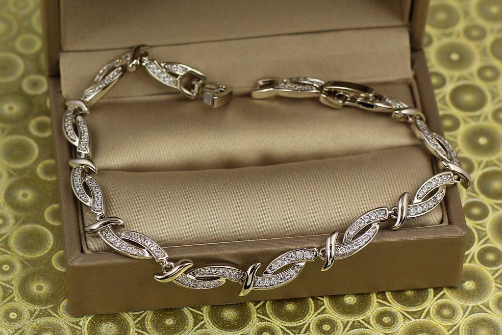 Браслет Xuping Jewelry Скифия 19 см x 5 мм Серебристый