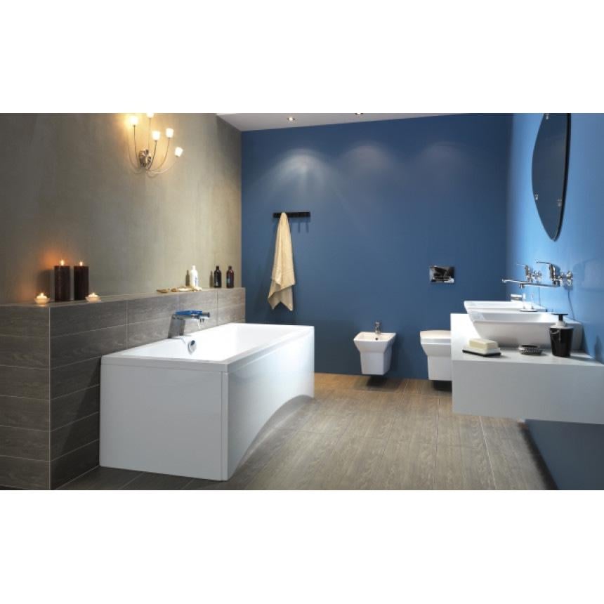 Панель для ванны боковая Cersanit Virgo пластиковая с креплением 80 см Белый - фото 5