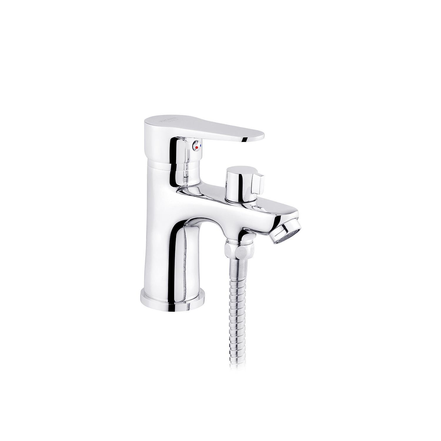 Смеситель для раковины Kroner KRM Elbe с гигиеническим душем (C015)