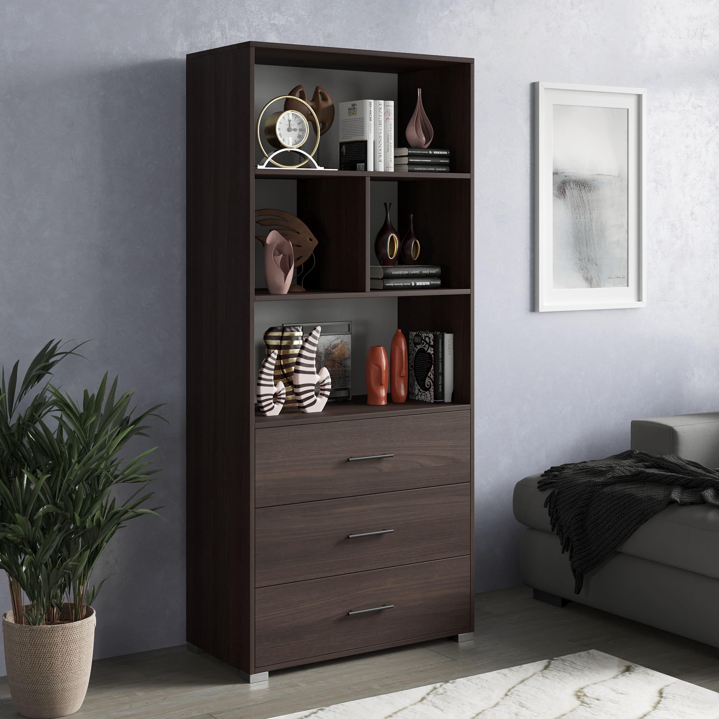 Стелаж з ящиками та полицями Венге (380783)