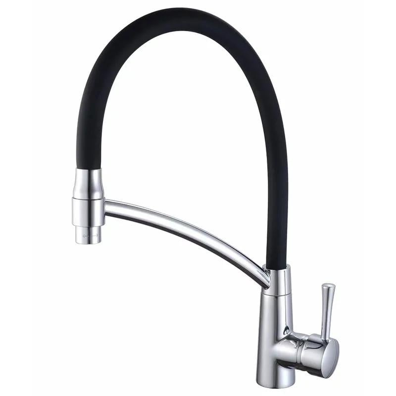 Смеситель для кухни MIXXUS PREMIUM ROSSI 017 Refl с гибким изливом Черный (MI6828) Смеситель для кухни MIXXUS PREMIUM ROSSI 017 Refl с гибким изливом Черный (MI6828)