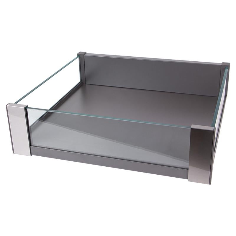 Корзина Vibo Essence стекло внутренняя 900 мм Графит (CCTGM90EVGFO)