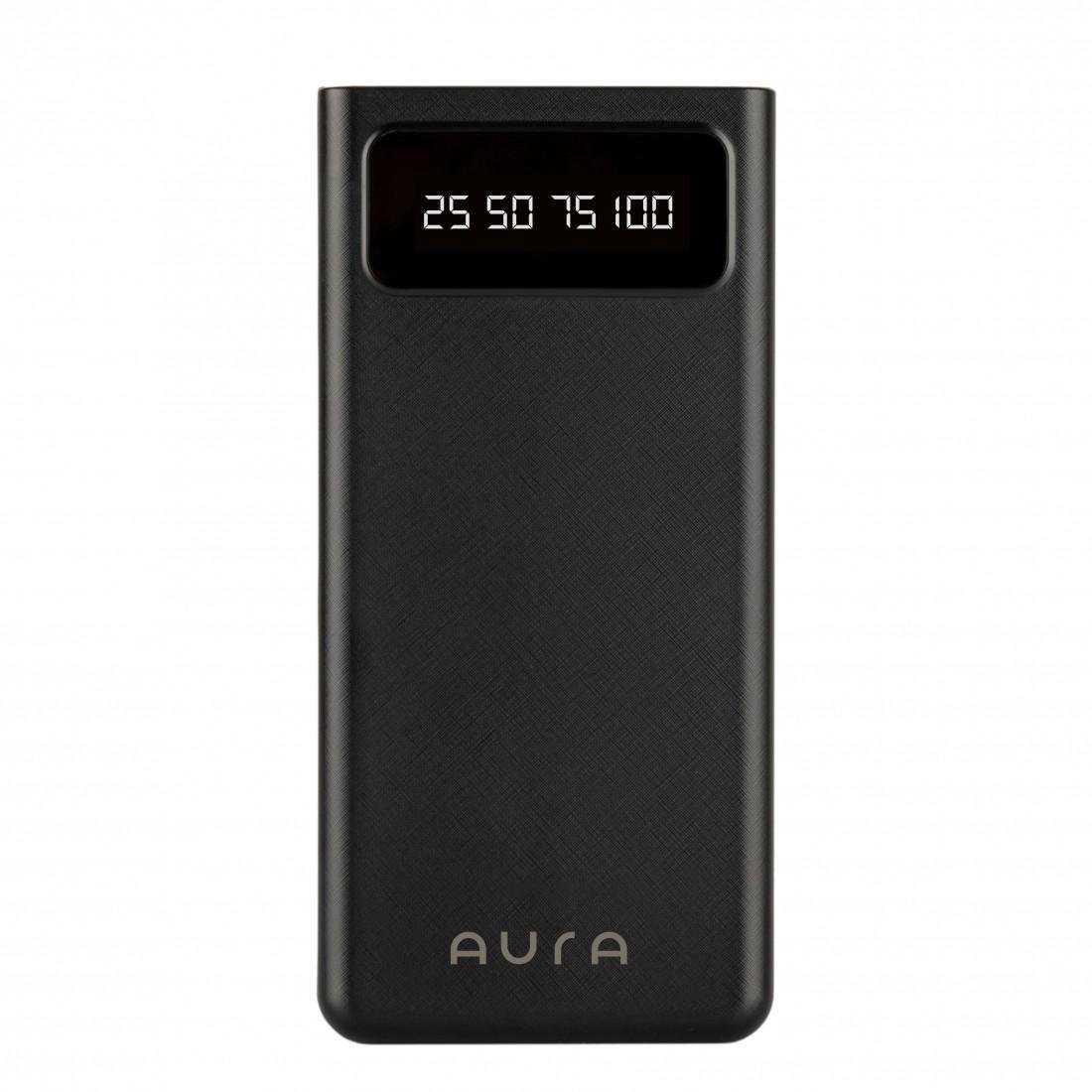 Повербанк Aura NRG30 Quick charging 30000 mAh 22,5 W Black