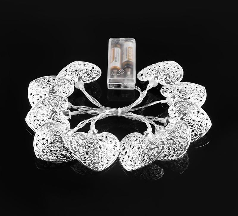 Гирлянда Сердца на батарейках White (5173051)