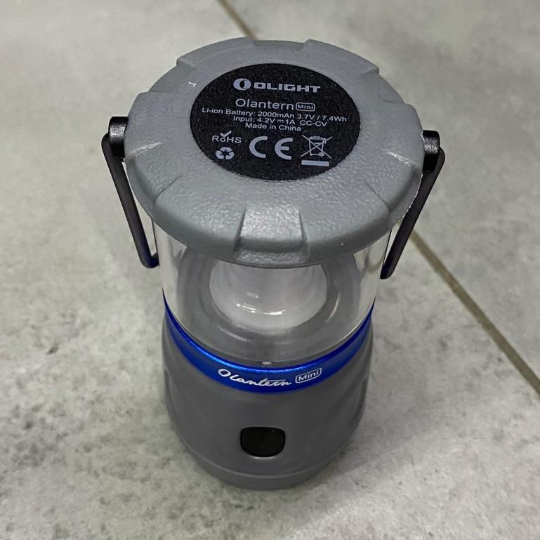 Фонарь кемпинговый Olight Olantern Mini магнитная зарядка/IPX4/свет 360° 2000 мАч Grey (243142) - фото 2 Фонарь кемпинговый Olight Olantern Mini магнитная зарядка/IPX4/свет 360° 2000 мАч Grey (243142) - фото 2