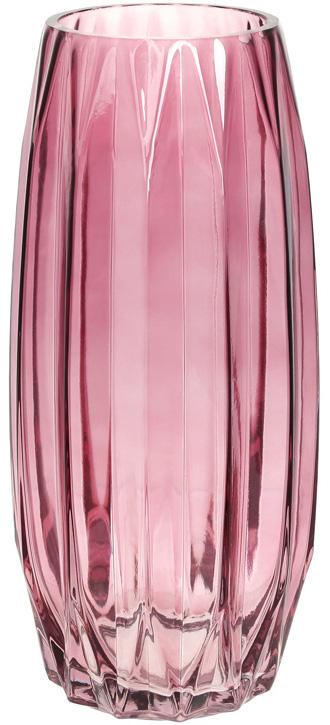 Ваза декоративная Ancient Glass Грейс 30х13 см стекло Фиолетовый (BD-591-311м)