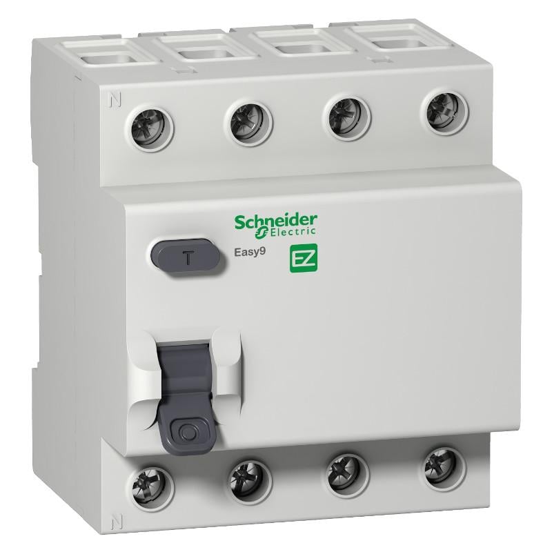 Устройство защитного отключения Schneider Electric Easy9 4Р 63А 30 mA (EZ9R34463) Устройство защитного отключения Schneider Electric Easy9 4Р 63А 30 mA (EZ9R34463)