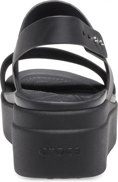 Босоніжки жіночі Crocs Brooklyn Low р. 37-38 Black/Black (17750429) - фото 4