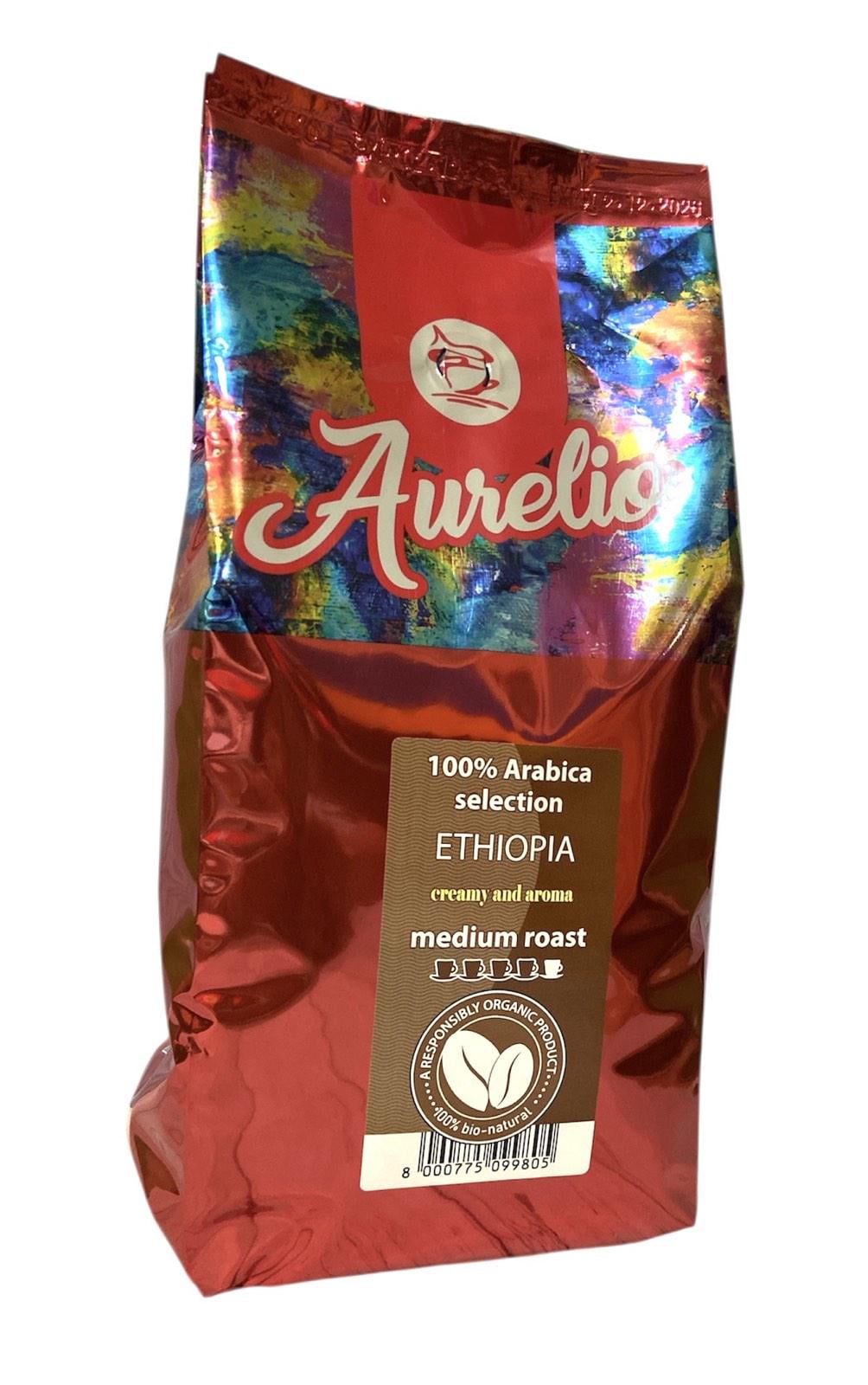 Кофе Aurelio Ethiopia зерно 1 кг (58877)