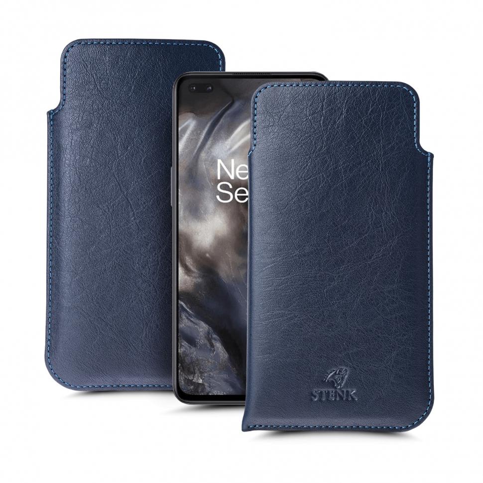 Футляр Stenk Elegance для OnePlus Nord Синий (67997)
