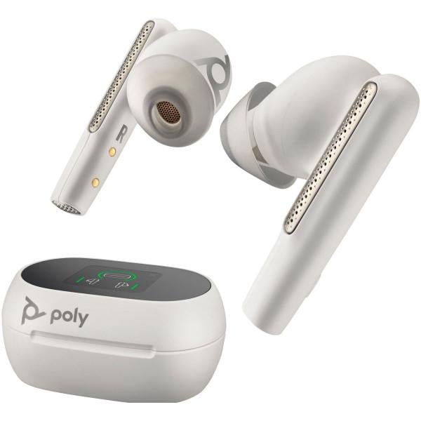 Навушники з кейсом Poly TWS Voyager Free 60+ Earbuds/BT700C/TSCHC White (7Y8G6AA) - фото 1