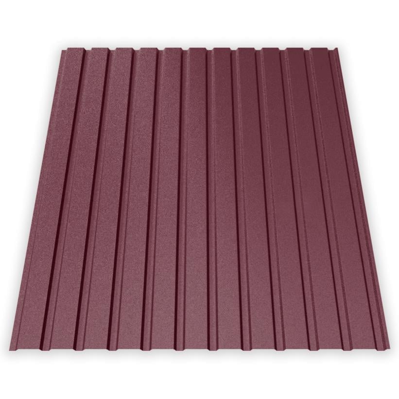 Профнастил AKM ПС-10 100 г/м2 0,45 мм 1200х2000 мм Ral 3005 Вино красное (30296362) - фото 1 Профнастил AKM ПС-10 100 г/м2 0,45 мм 1200х2000 мм Ral 3005 Вино красное (30296362) - фото 1
