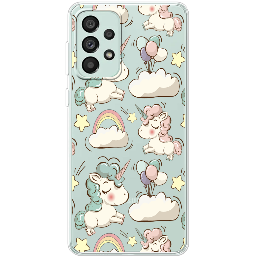Чехол BoxFace Samsung Galaxy A33 5G (A336) Unicorns Прозрачный силикон (44140-cc2-44140)