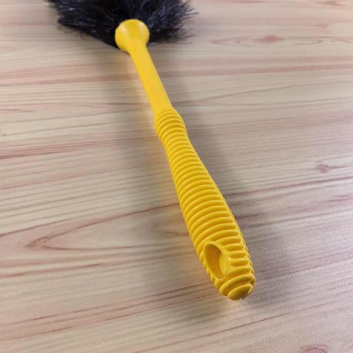 Метла антистатическая для уборки пыли BEES 79 см 200 г Желто-черный (OD 5-1-20) - фото 4