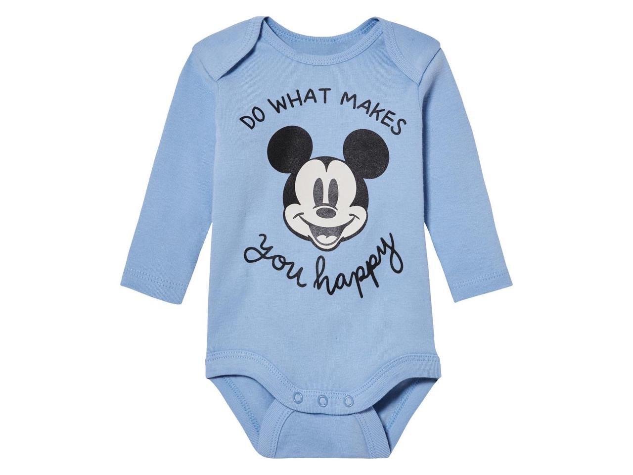Бодік з Мікі Маусом Lupilu 74/80 см на 6-12 міс. Блакитний (2831584211)