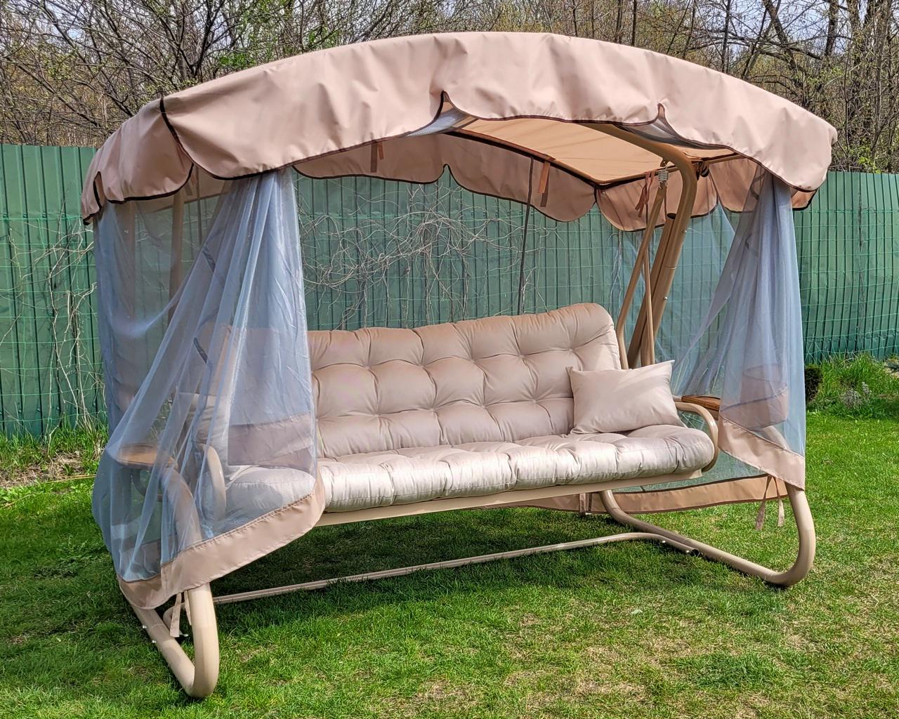 Садова гойдалка GreenGard "Валенсія" (050) - фото 4 Садова гойдалка GreenGard "Валенсія" (050) - фото 4