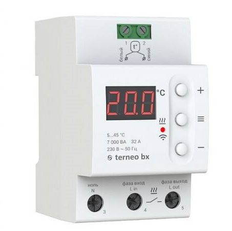 Терморегулятор Wi-Fi Terneo Bx Терморегулятор Wi-Fi Terneo Bx