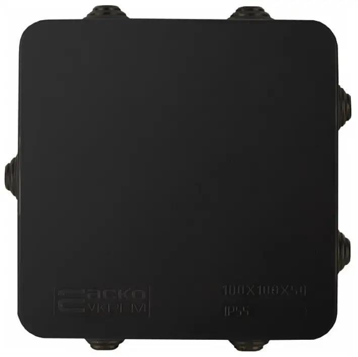 Распределительная коробка АСКО-УКРЕМ Jet 100х100х50 IP65 Black (28680985)
