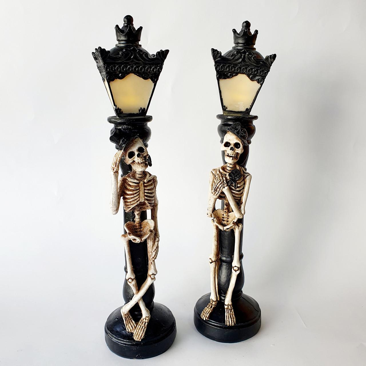 Набір декоративних керамічних ліхтарів на Хеллоуїн