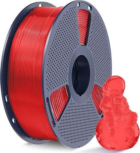 Филамент для 3D-печати SUNLU TPU95A 1,75 мм 1 кг Прозрачно-красный (33468445)