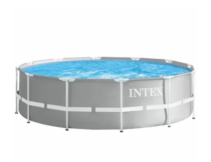 Бассейн каркасный Intex круглый с фильтр-насосом и стремянкой 10685 л 366x122 см