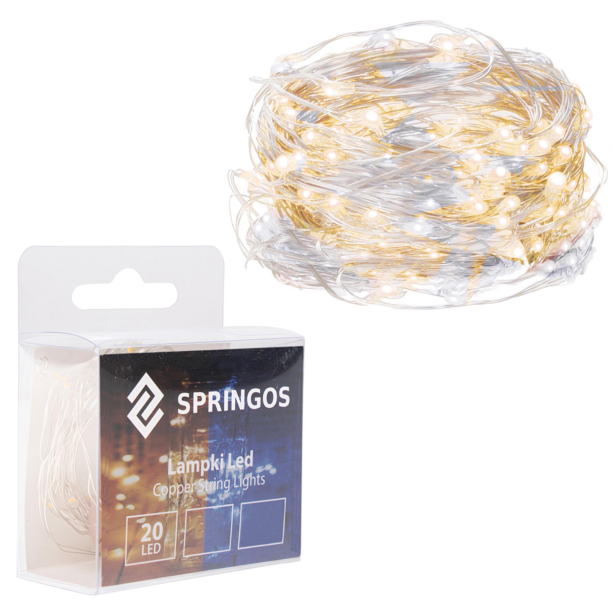 Гірлянда на батарейках Springos 20 LED 1,9 м Cold white/Warm white (CL0012) - фото 6 Гірлянда на батарейках Springos 20 LED 1,9 м Cold white/Warm white (CL0012) - фото 6
