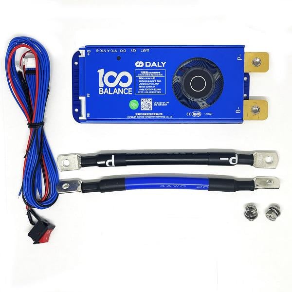 Плата Smart BMS DALY 4-8S 200A without CAN +1А active balancе+BT - фото 2