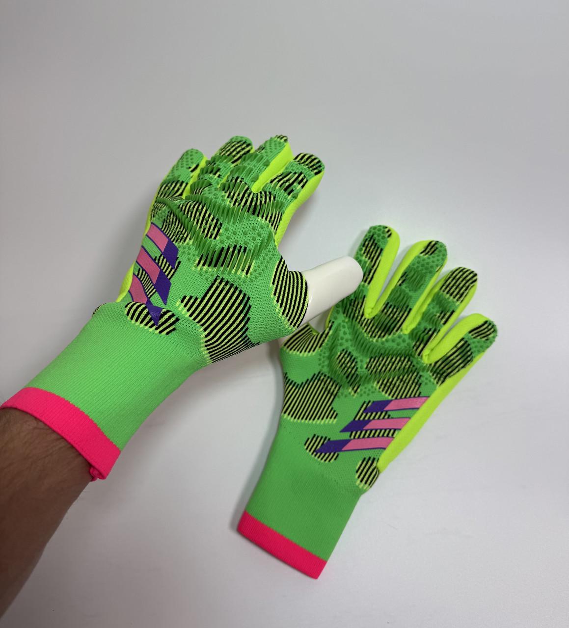 Рукавиці воротарські Predator р. 6 Салатовий - фото 3 Рукавиці воротарські Predator р. 6 Салатовий - фото 3