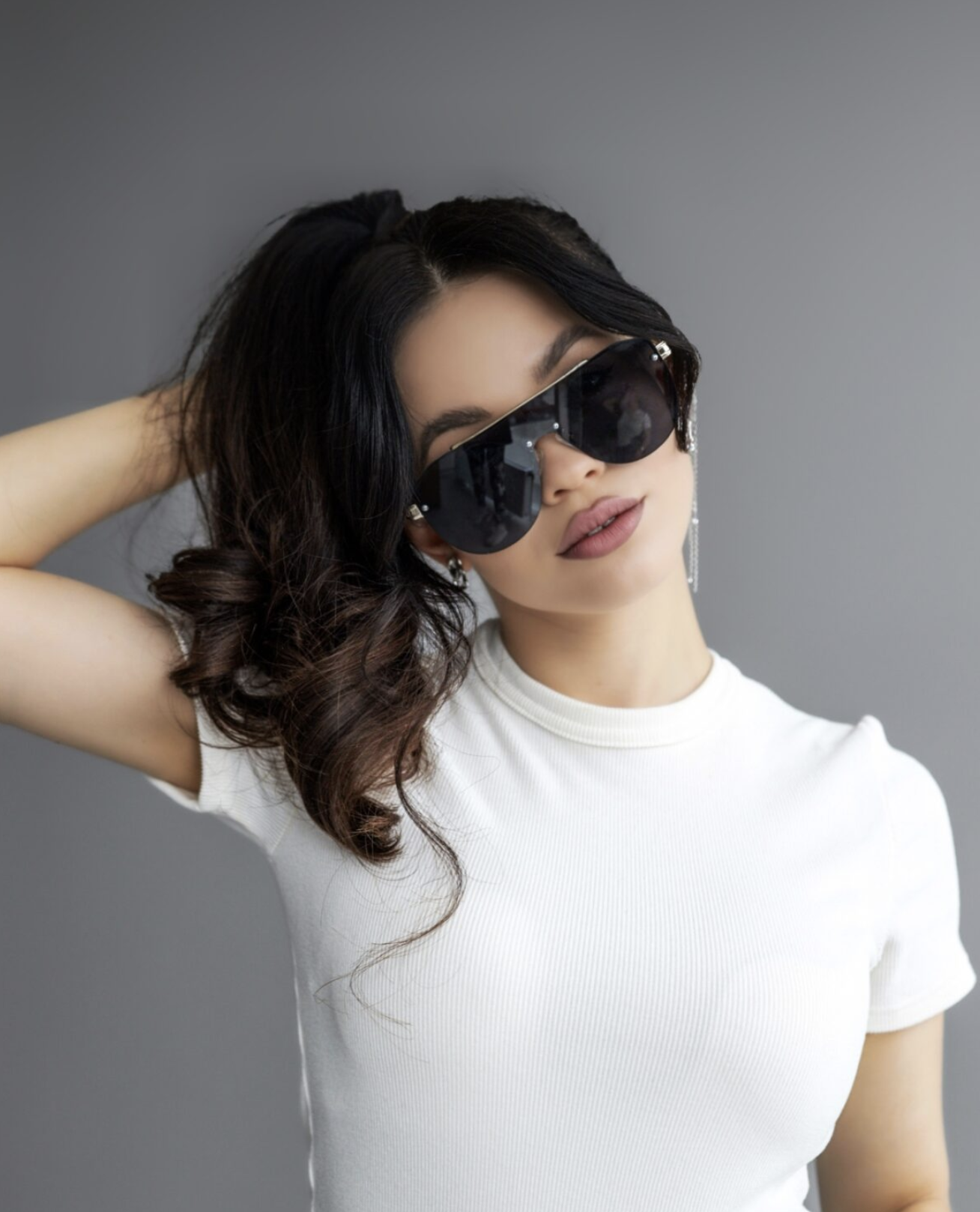 Солнцезащитные очки Pretty Little Thing 136 one size Черный