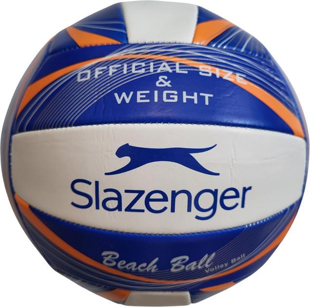 Мяч волейбольный Slazenger AC Beach volleyball size 4 Blue/White/Orange/Silver (307781)