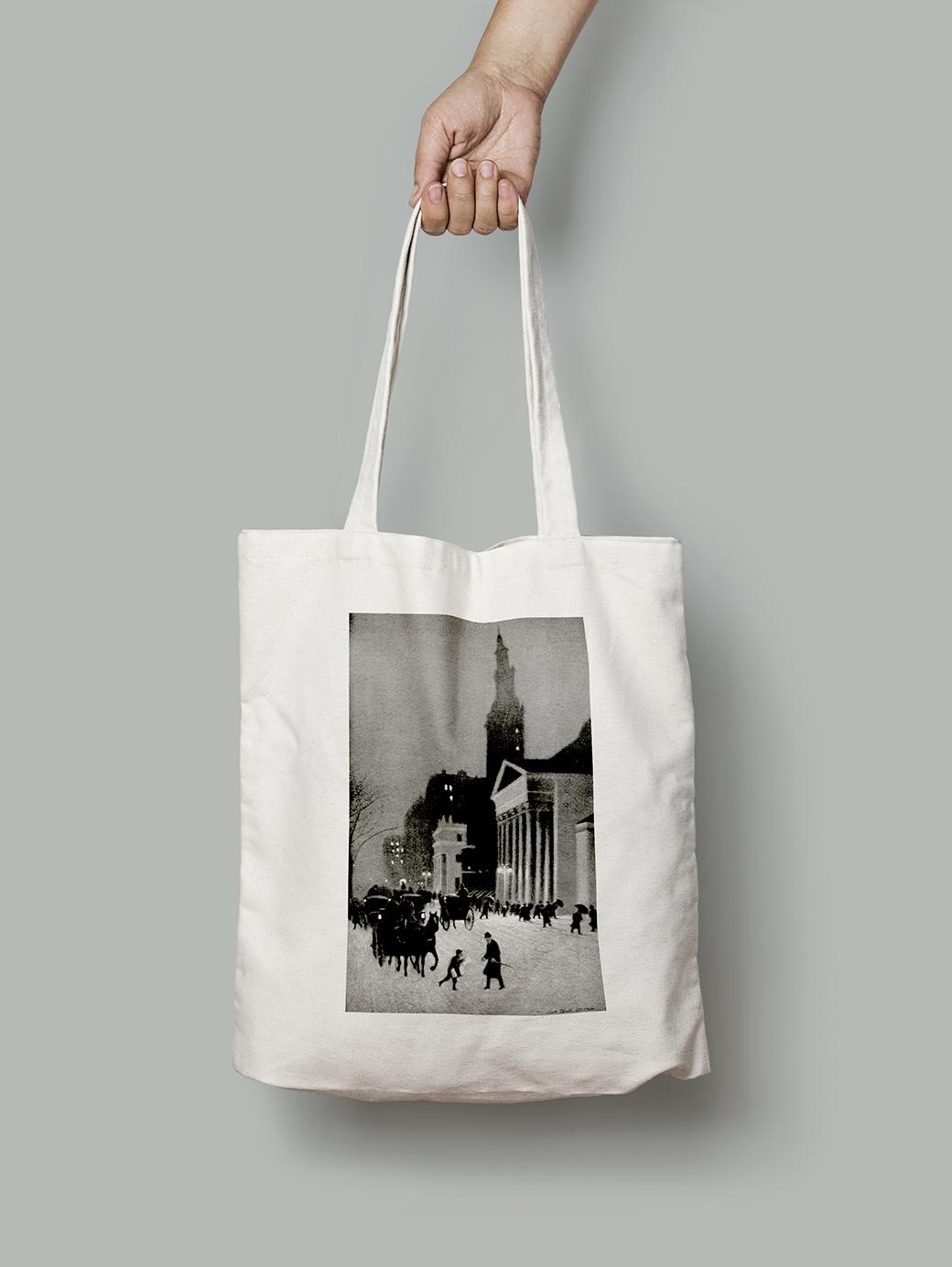 Эко-сумка Старинная ночная Америка шопер (FA08068_Bag)