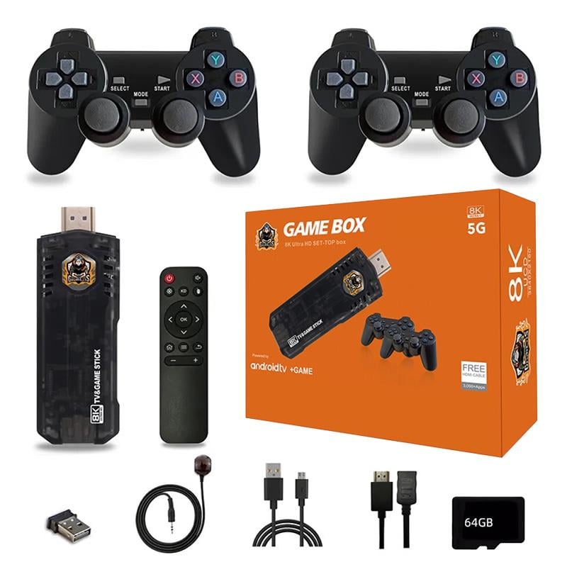 Игровая консоль Game Box 8K X8 M98 Smart TV Stick 64GB (753-2) - фото 9