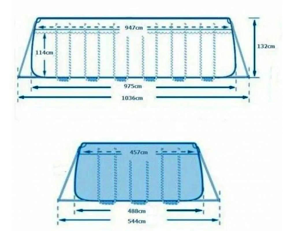 Басейни Intex 26378 Ultra Frame Pool 975x488x132 см (22470) - фото 3