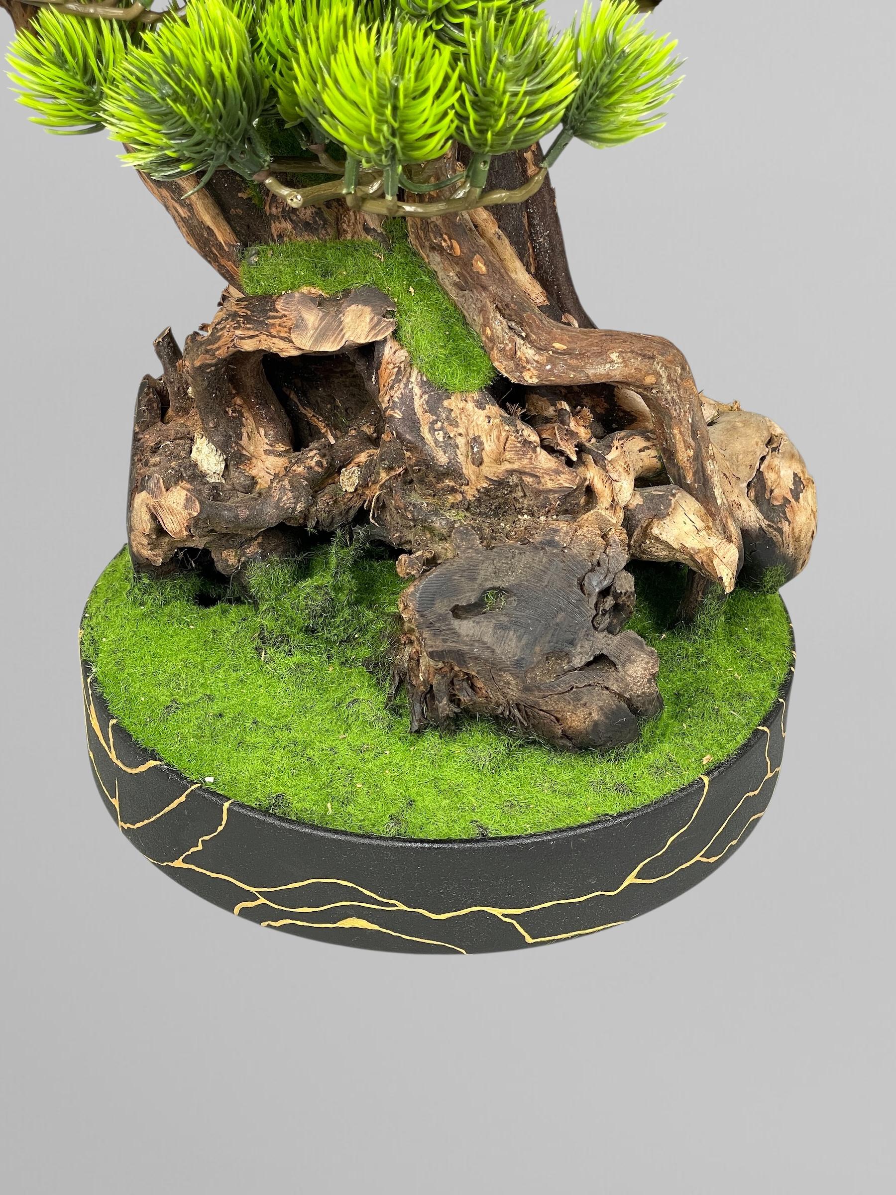 Бонсай комнатный искусственный 52 см Зеленый (Б016) - фото 6 Бонсай комнатный искусственный 52 см Зеленый (Б016) - фото 6