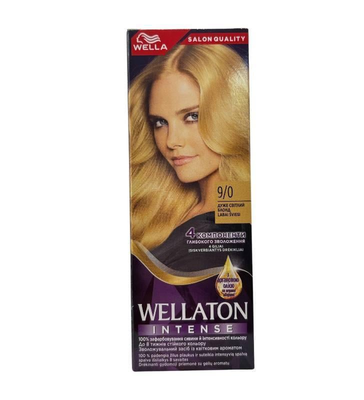 Крем-краска для волос Wellaton Intense 9/0 Очень светлый блонд 110 мл