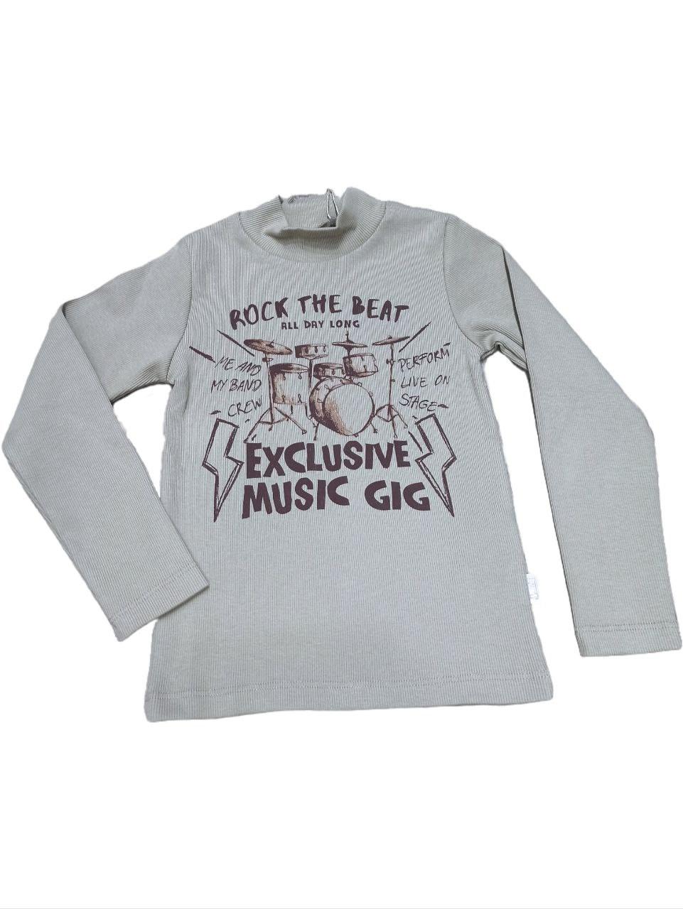 Гольф для мальчика Bembi ГФ 7 122 см Серый