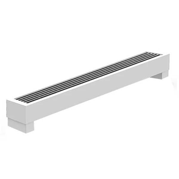 Напольный конвектор Carrera FRH-1000 с решеткой сатин White