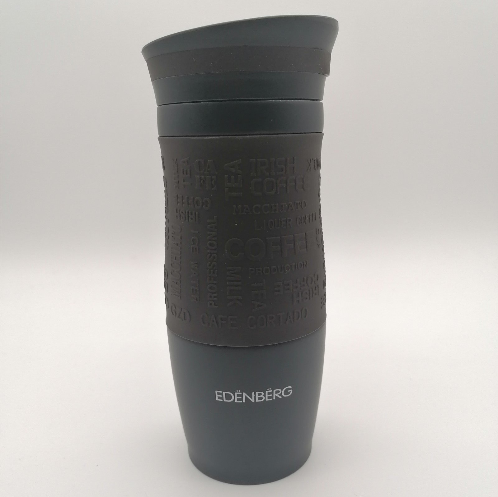 Термокружка Edenberg 380 мл Черно-Коричневый (EB-624-4)
