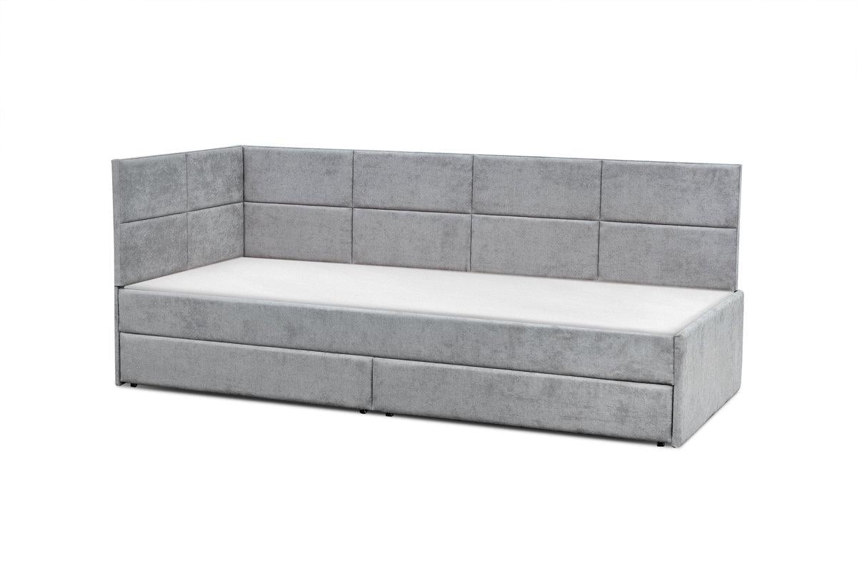 Кровать Камелот Угол-7 Аляска 05 800х2000 мм Серый (А0058923) - фото 1 Кровать Камелот Угол-7 Аляска 05 800х2000 мм Серый (А0058923) - фото 1