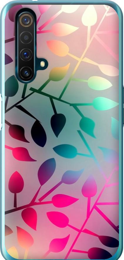 Чехол на Realme X50 Листья (2235u-1894-42517)