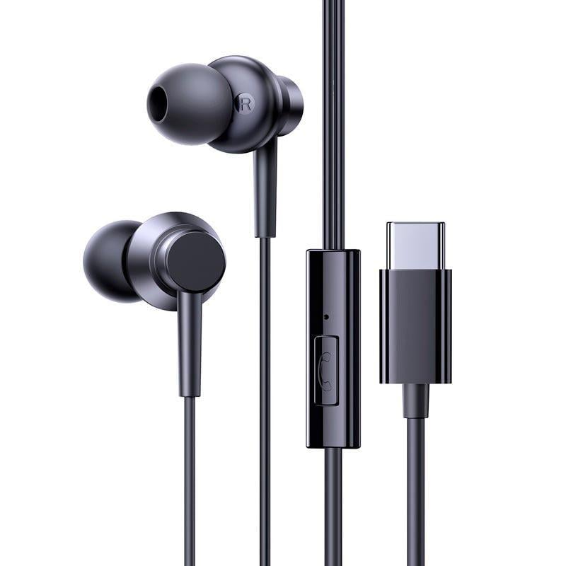 Наушники ведущие с микрофоном BASEUS Encok Cz11 Wi Красный Earphones A00164300113-Z1 Hi-Fi Audio/Type-C Черный (26601)