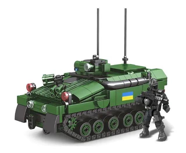 Конструктор Limo Toy детский Военный бронетранспортер 573 детали (KB 1112)