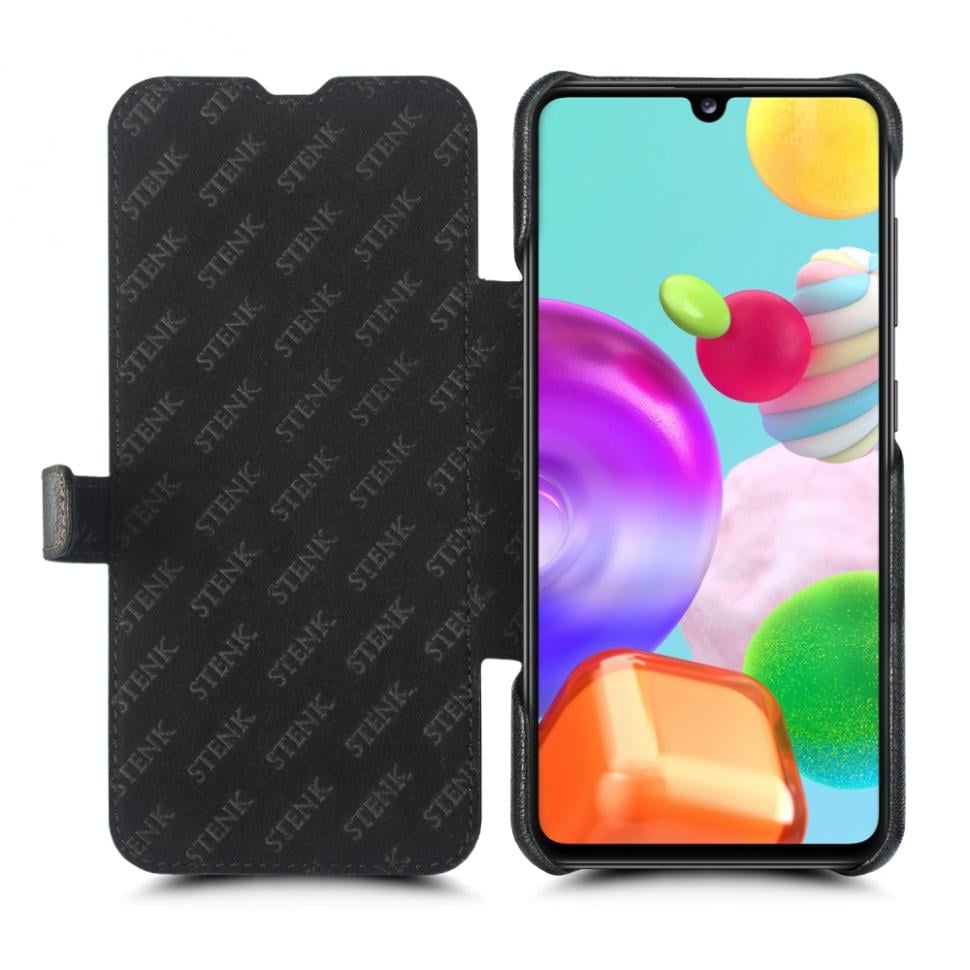 Чехол книжка Stenk Premium для Samsung Galaxy A41 Черный (65842)