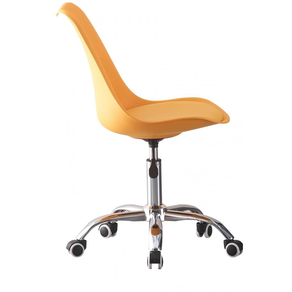 Крісло Bonro B-487 на колесах Жовтий (42400158) - фото 3 Крісло Bonro B-487 на колесах Жовтий (42400158) - фото 3