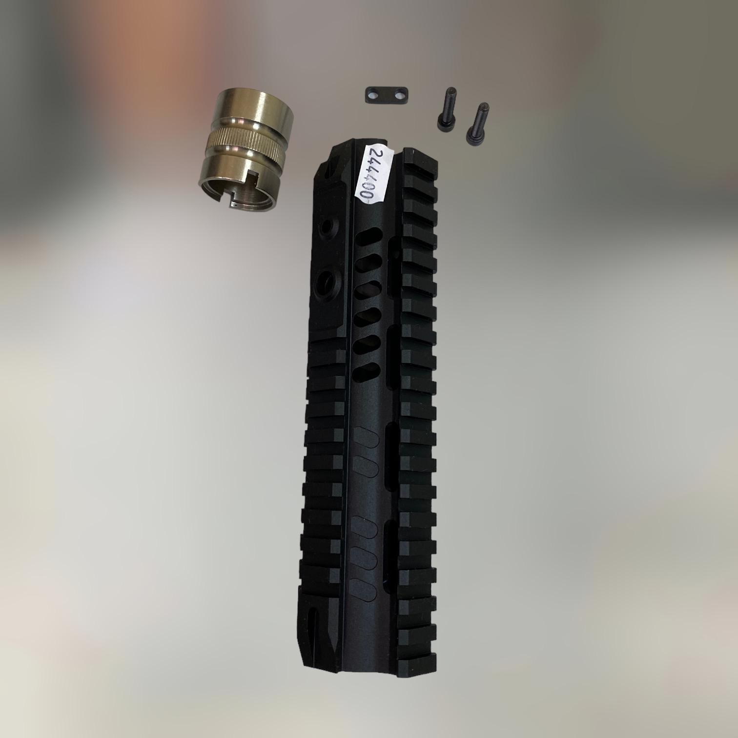 Цевье на AR-15 LD Turkish 21 см 4 рейки Picatinny Черный (244400) - фото 10