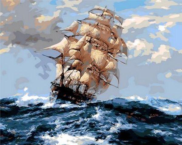 Картина по номерам Mariposa На всех парусах 40x50 см (Q1069)