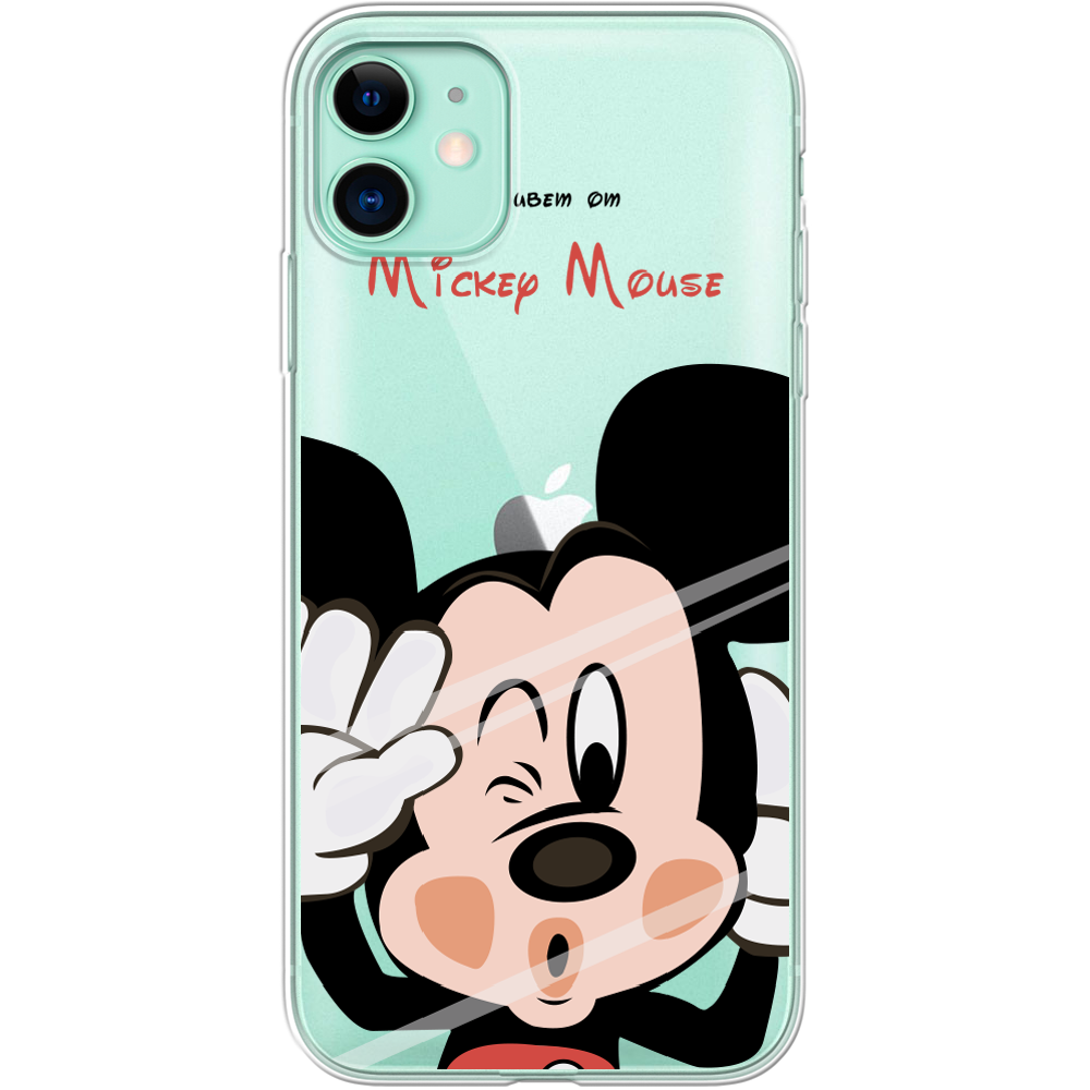 Чохол Boxface iPhone 11 Mister M Прозорий силікон (38184-cc58-38184)